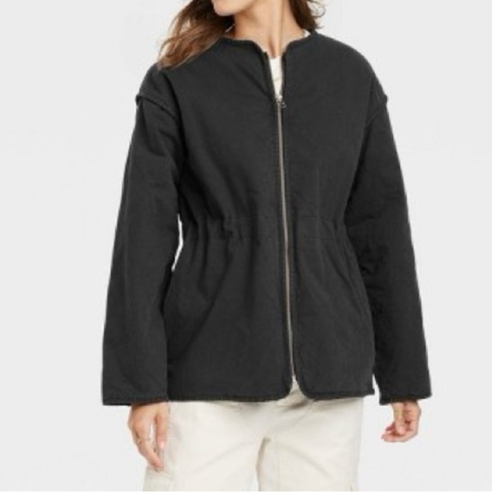 Universal thread Black Zip-Front Women's Jacket